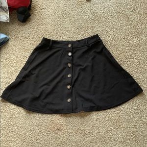 Shein Button up Black Shirt